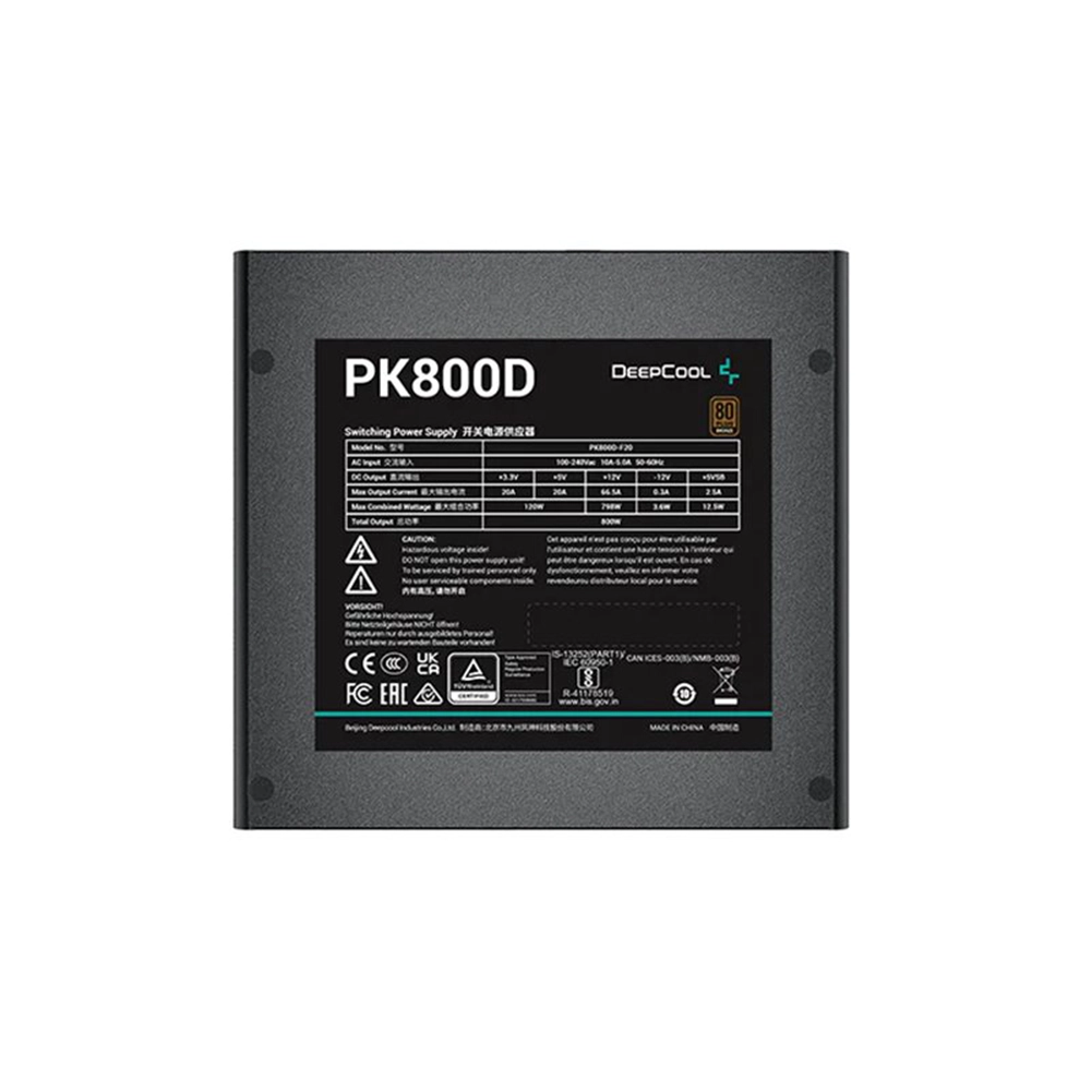DeepCool PK800D 800w Bronze 80+ PSU DeepCool PK800D 800w Bronze 80+ PSU